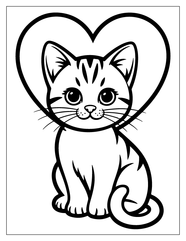 kitten coloring pages