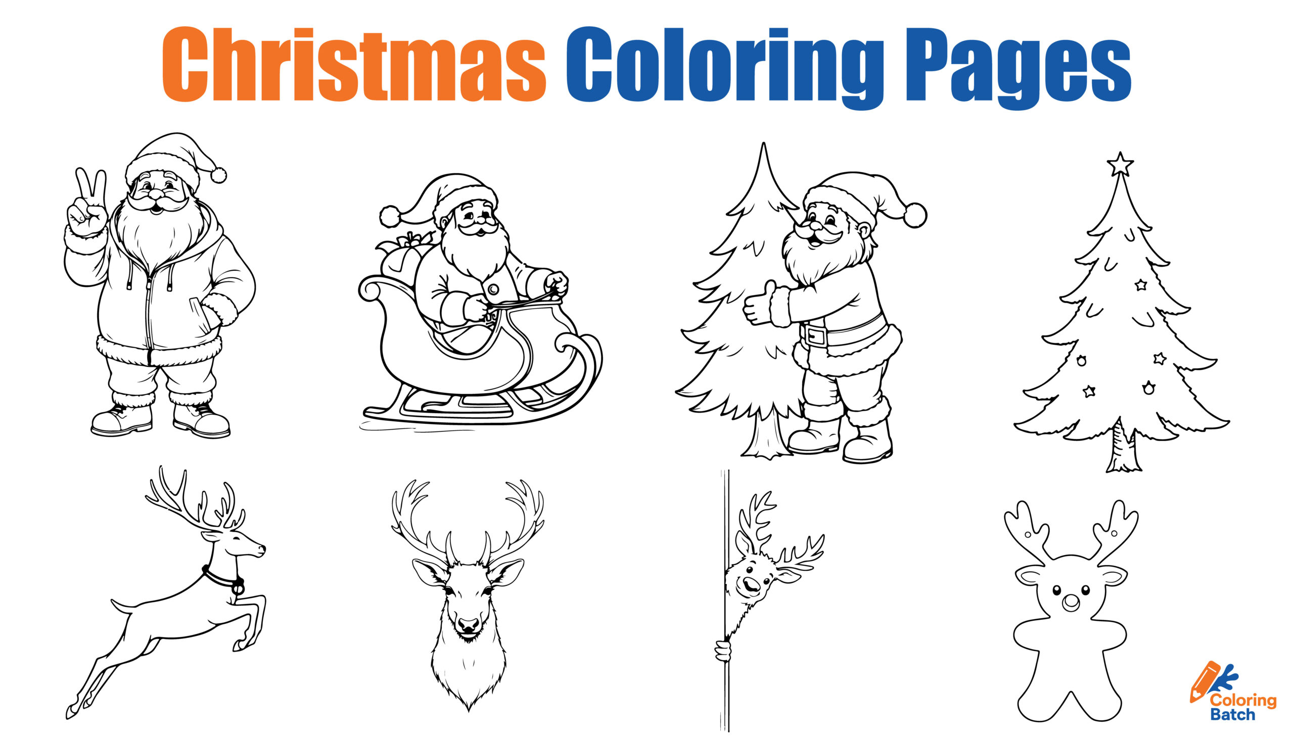 Christmas coloring page