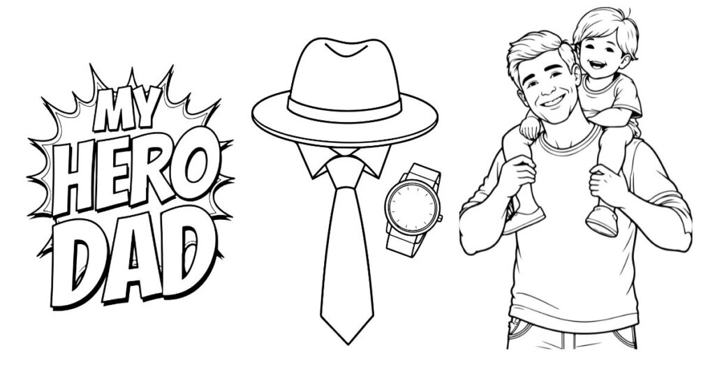 Father's Day Coloring Pages