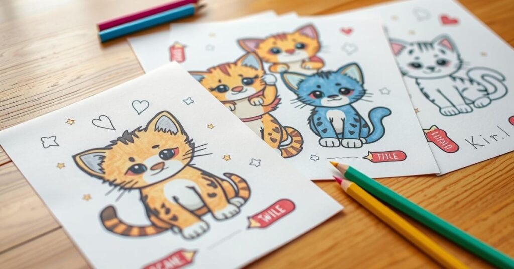 kitten coloring pages