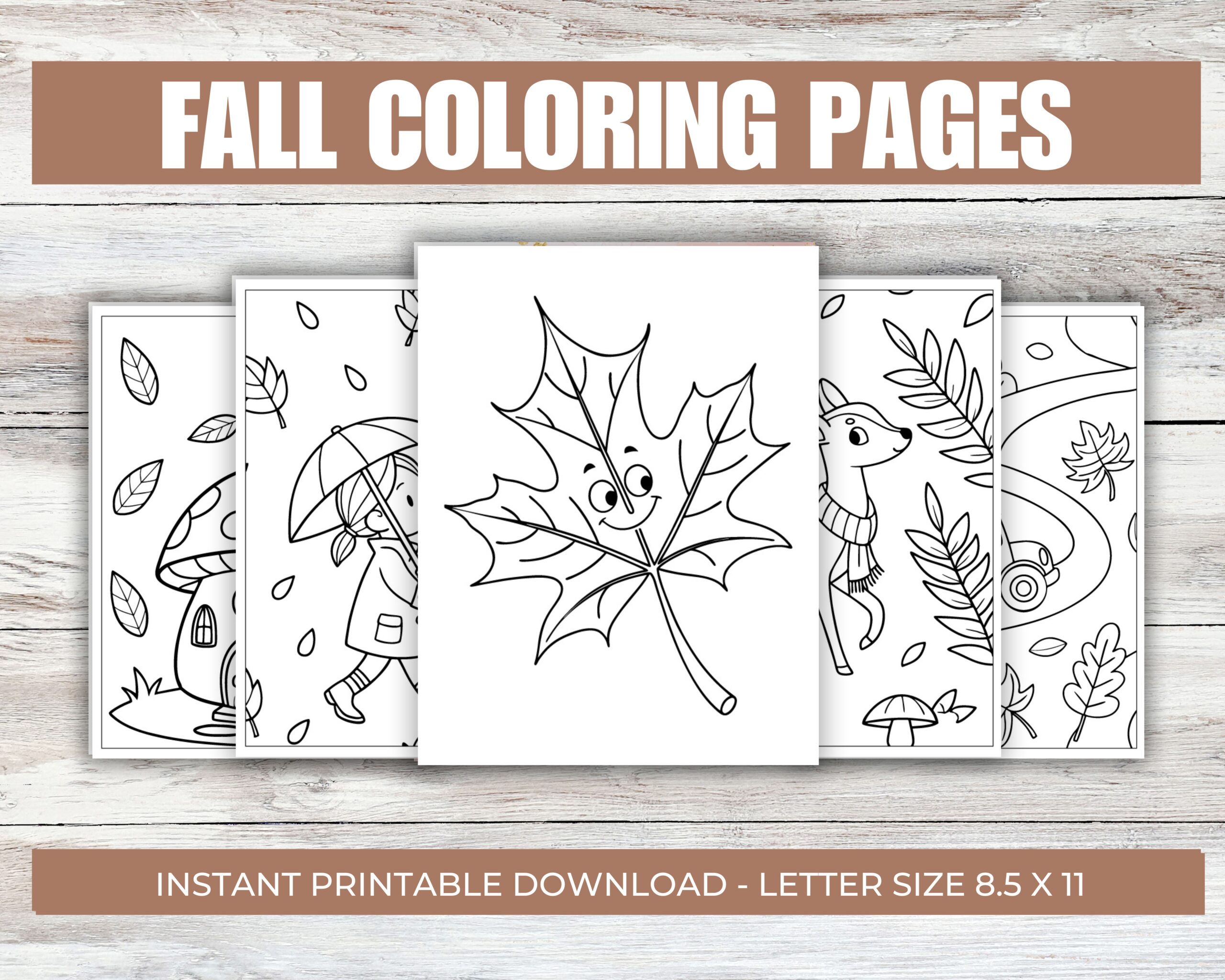 fall coloring pages