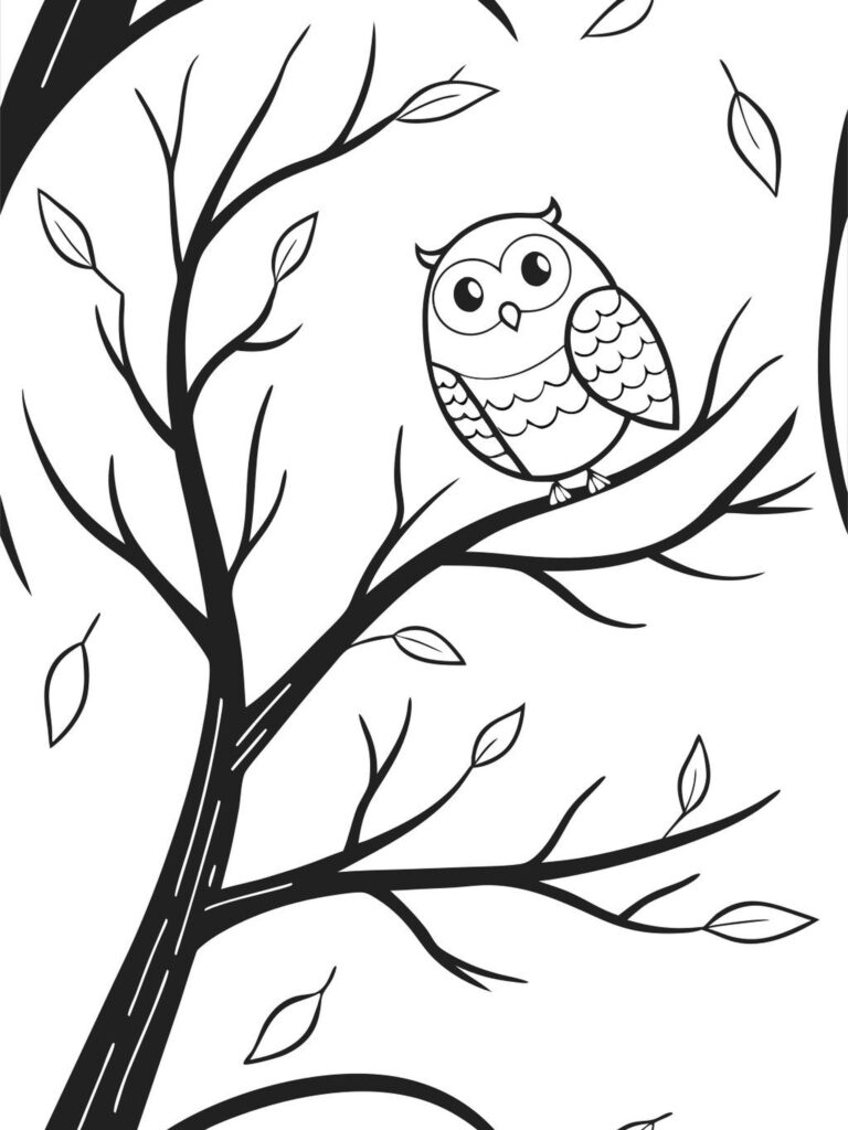 Fall coloring pages