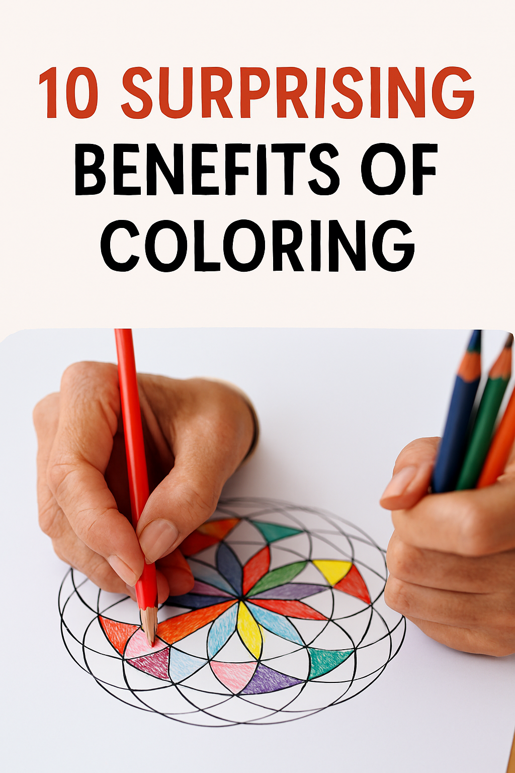 Benefits of coloring pages