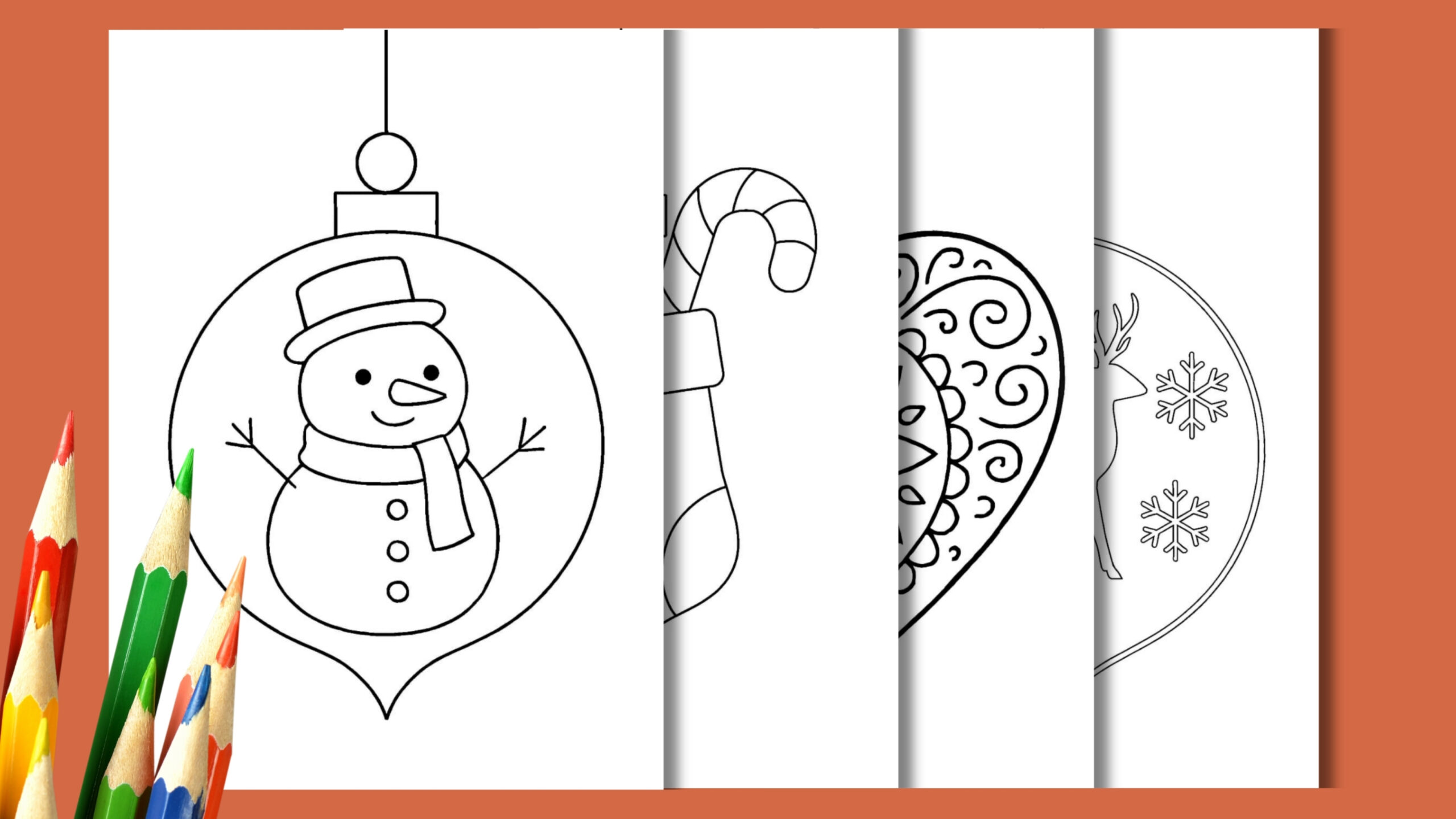 Christmas Ornament Coloring Pages