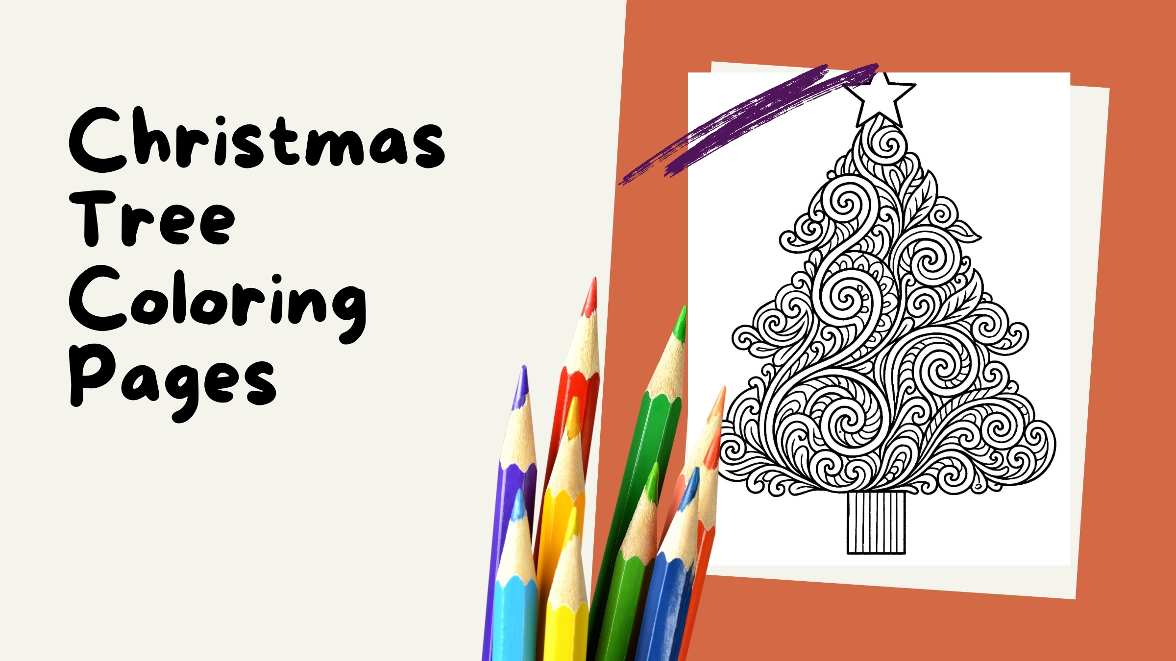 Christmas Tree Coloring pages