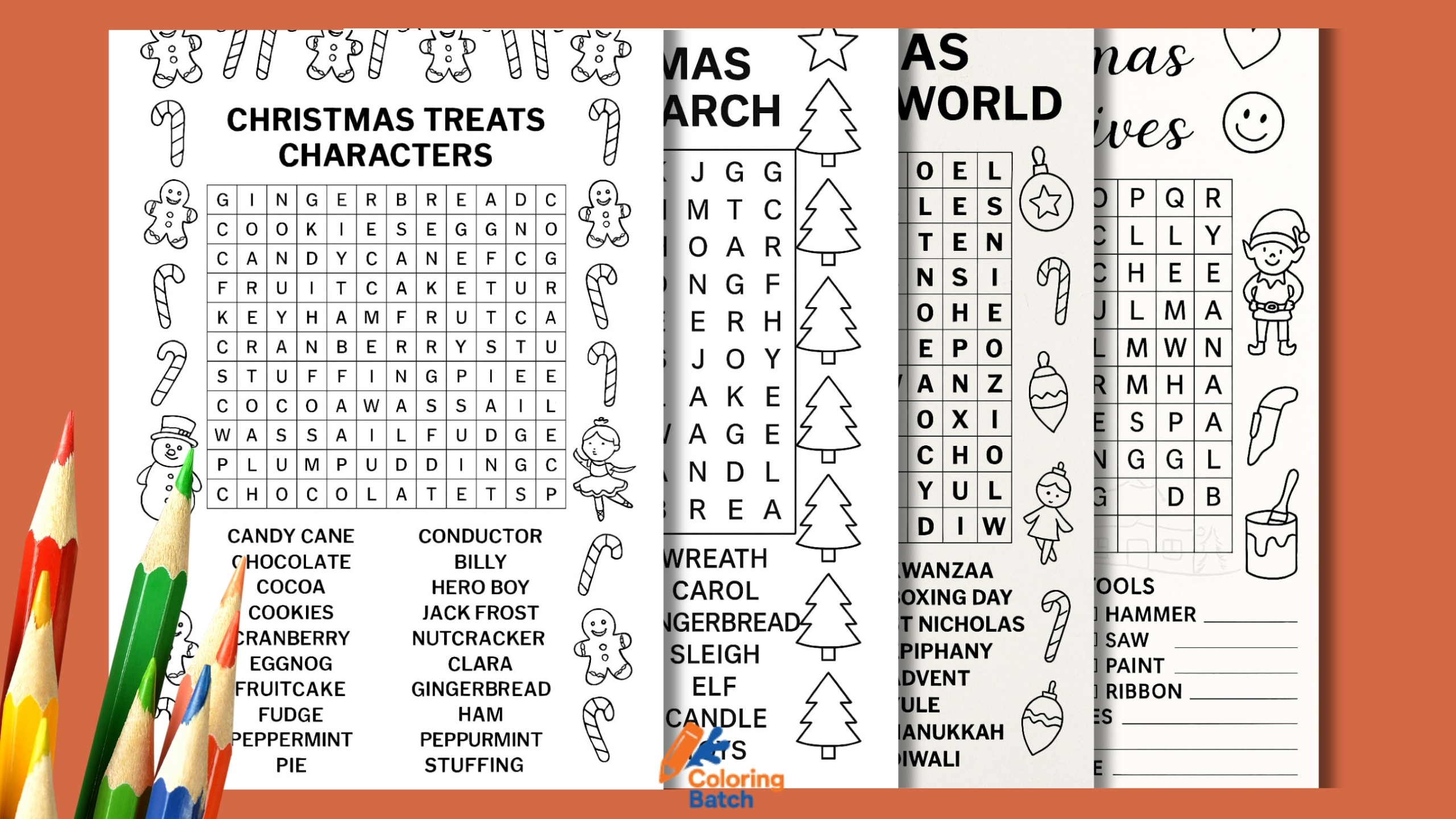 Christmas word search